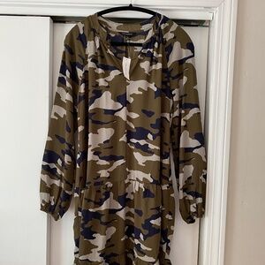 Camo print Banana Republic dress